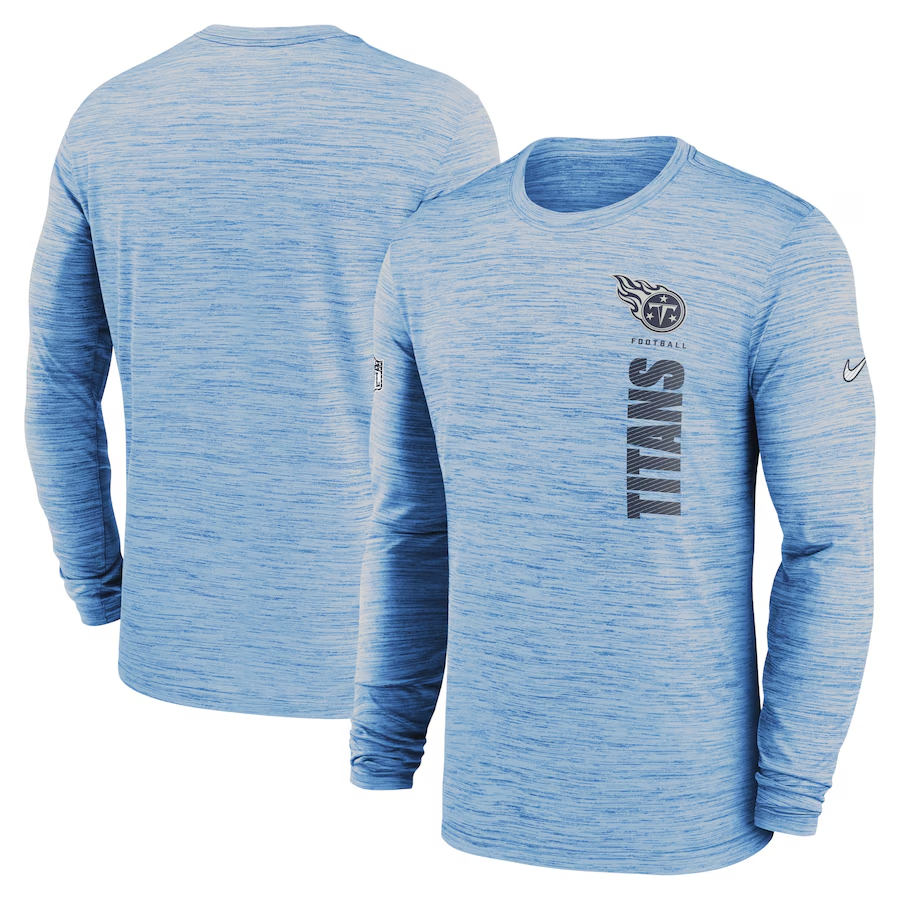 Men Tennessee Titans blue style #2 2024 Nike NFL long sleeve t shirts->nfl t-shirts->Sports Accessory